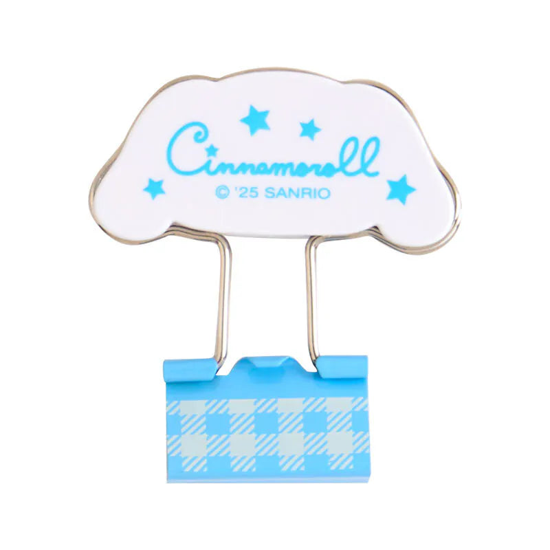 Cinnamoroll Checkered Binder Clips