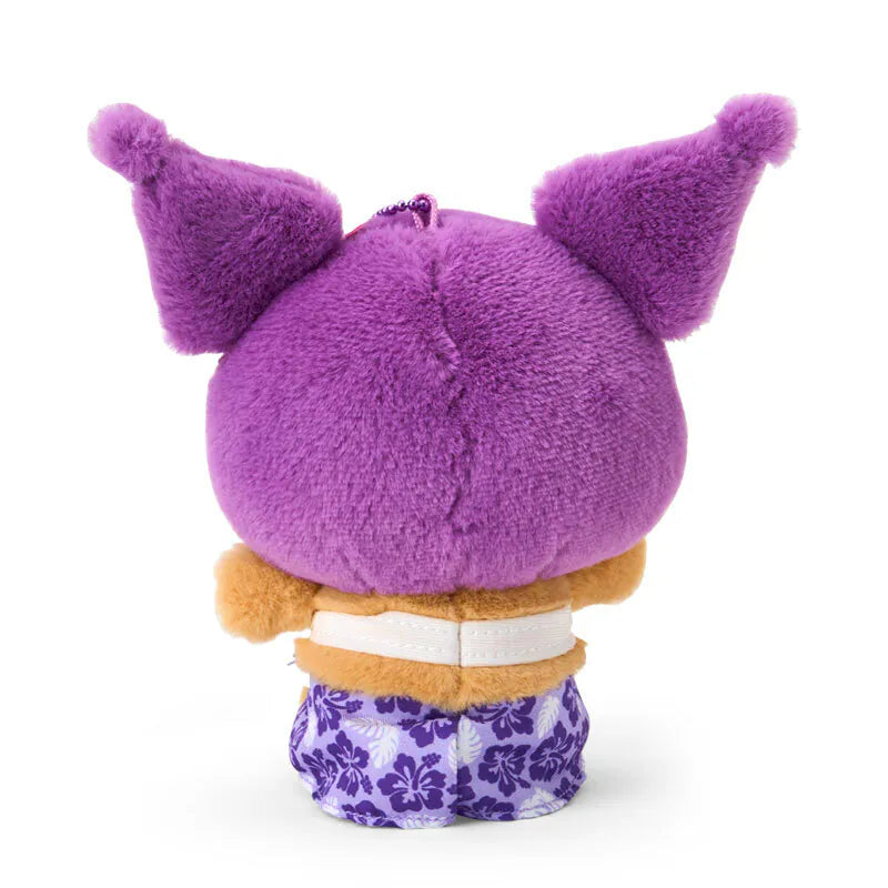 Kuromi Suntan Keychain with Mascot