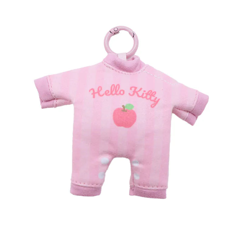 Hello Kitty Baby Outfit Keychain Charm