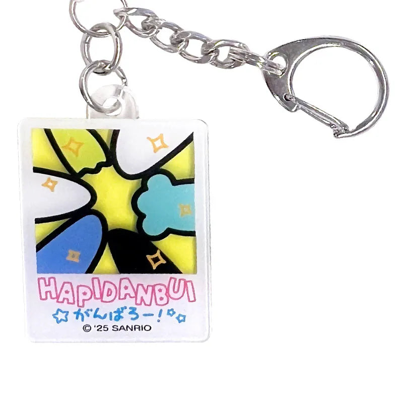 Keroppi Hapidanbui 5th Anniversary Keychain with Mascot