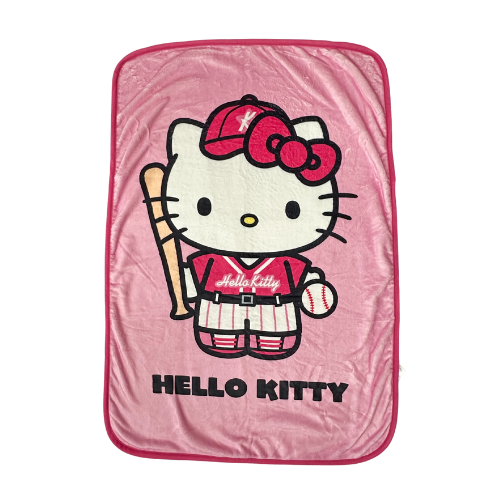 Hello Kitty Activities Baseball Throw Blanket