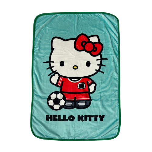 Hello Kitty Activities Soccer Throw Blanket