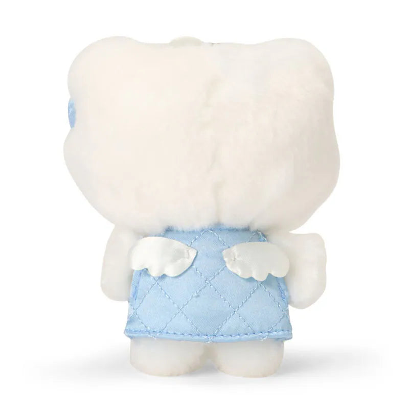 Hello Kitty Dream Angel Blue Quilted Keychain with Mascot