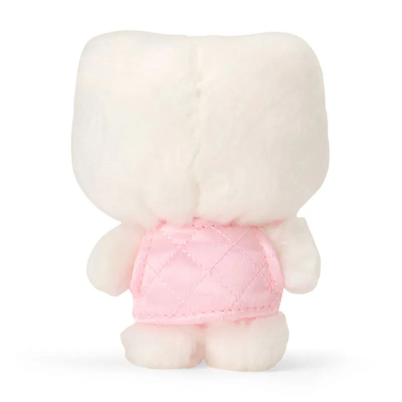 Hello Kitty Pink Quilt Keychain with Mascot