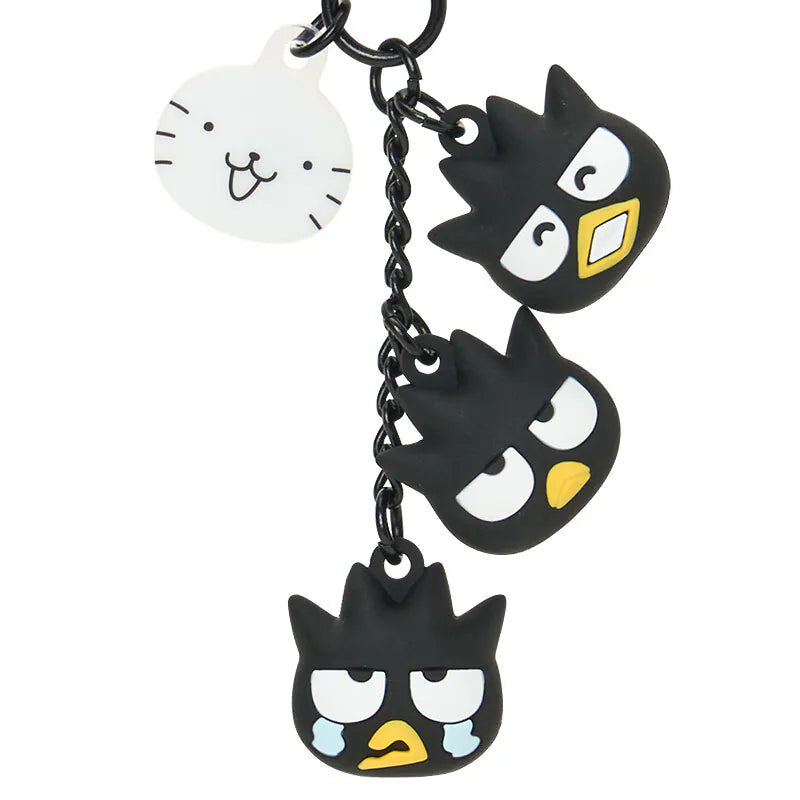 Badtz-Maru Funny Face 3 Faces Keyring