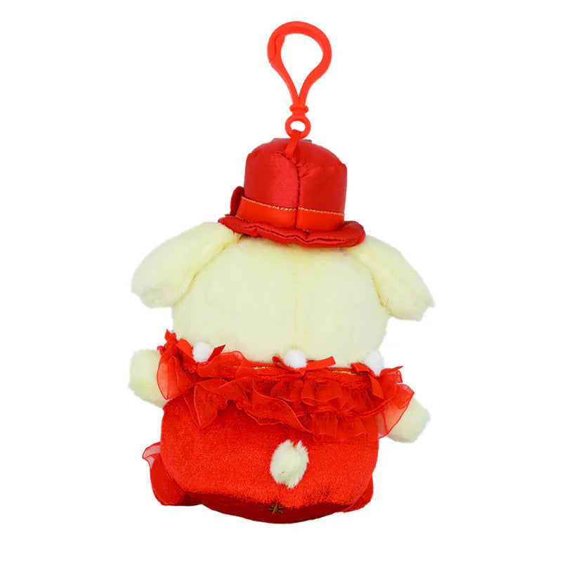 Pompompurin Christmas Dress Mascot Clip On