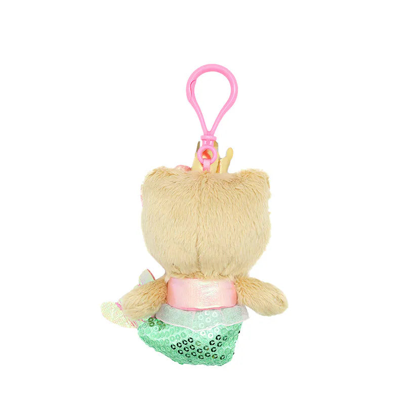 Hello Kitty Tan Spangle Mermaid Mascot Clip On