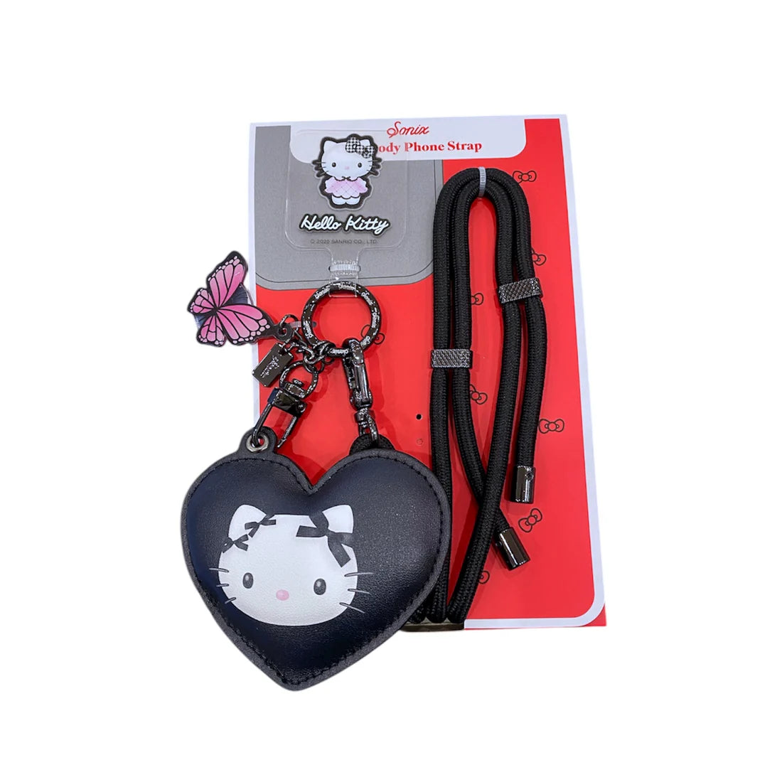 Sonix x Sanrio Hello Kitty Butterfly Ribbon Crossbody Strap with Charm