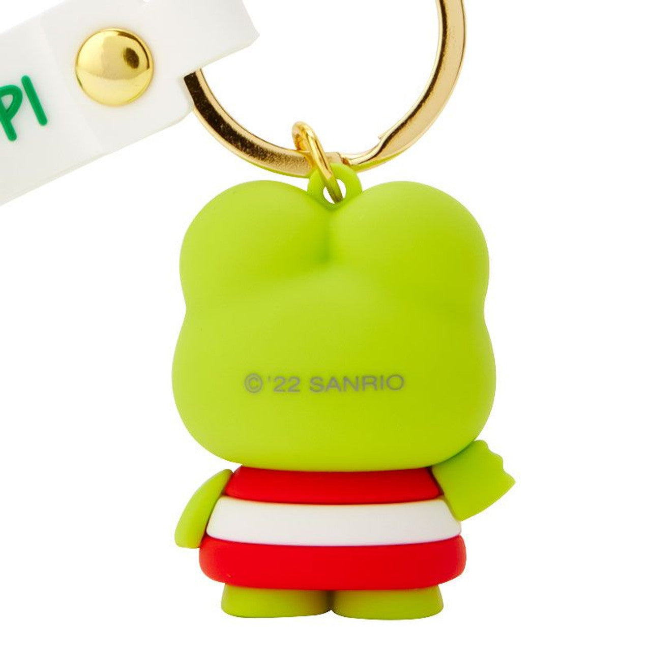 Keroppi Keyring with Plastic Mascot