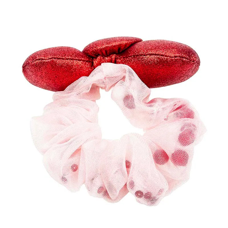 Hello Kitty Glitter Bow Scrunchie