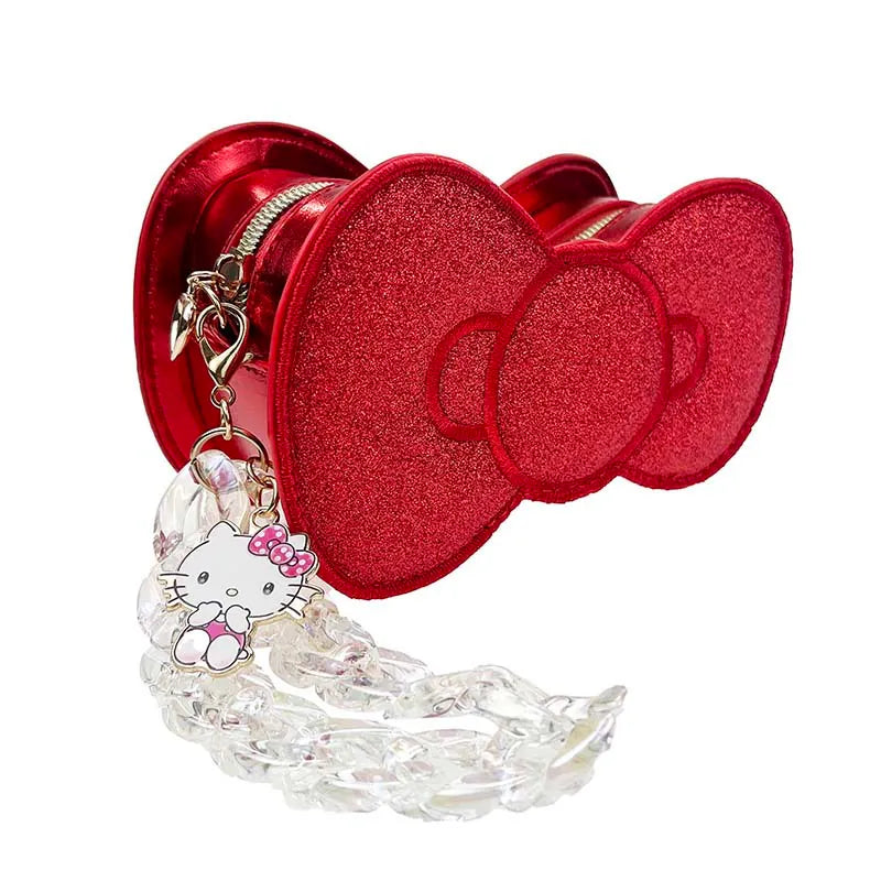 Hello Kitty Glitter Bow Pouch
