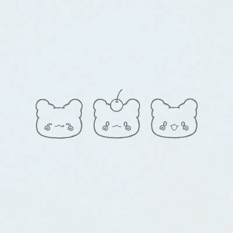 Hanamaruobake Logo B7 Compact Ruled Notebook