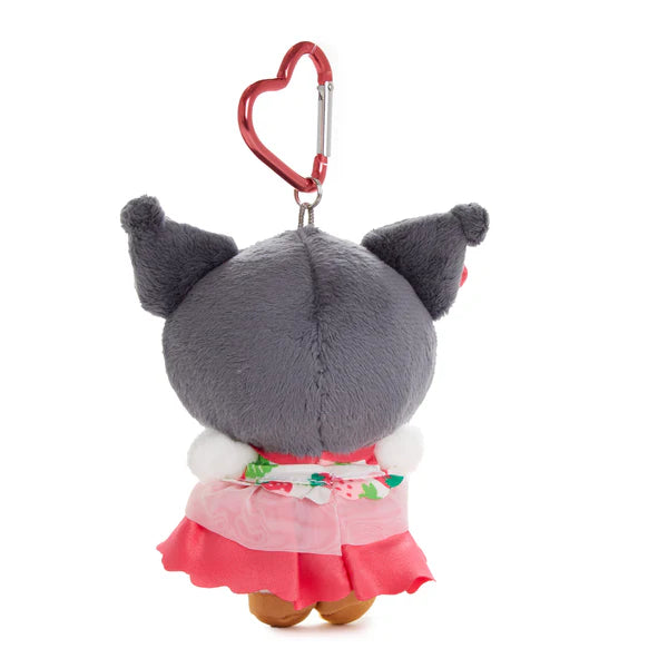 Kuromi Strawberry News Mascot Clip On