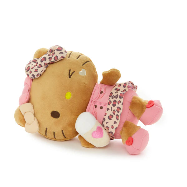 Hello Kitty Leopard Coffee Suntan Plush