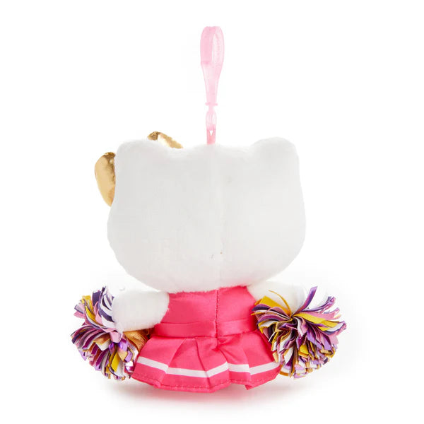 Hello Kitty Cheerleader Plush Mascot Clip-On