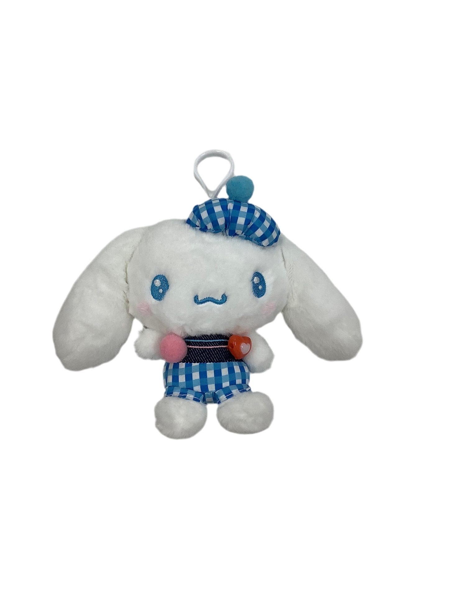 Cinnamoroll Gingham Denim Mascot Clip On