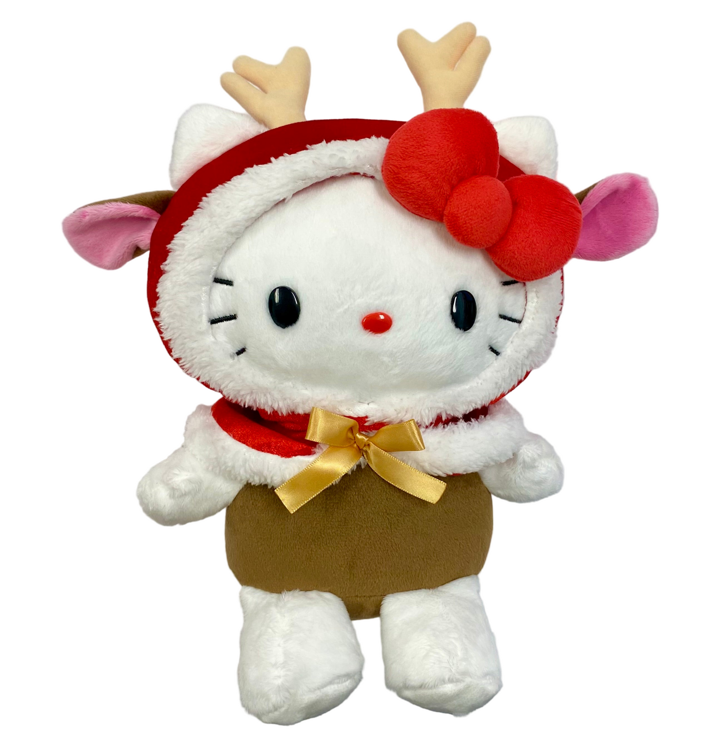 Hello Kitty Santa Claus Costume Reindeer 15" Plush