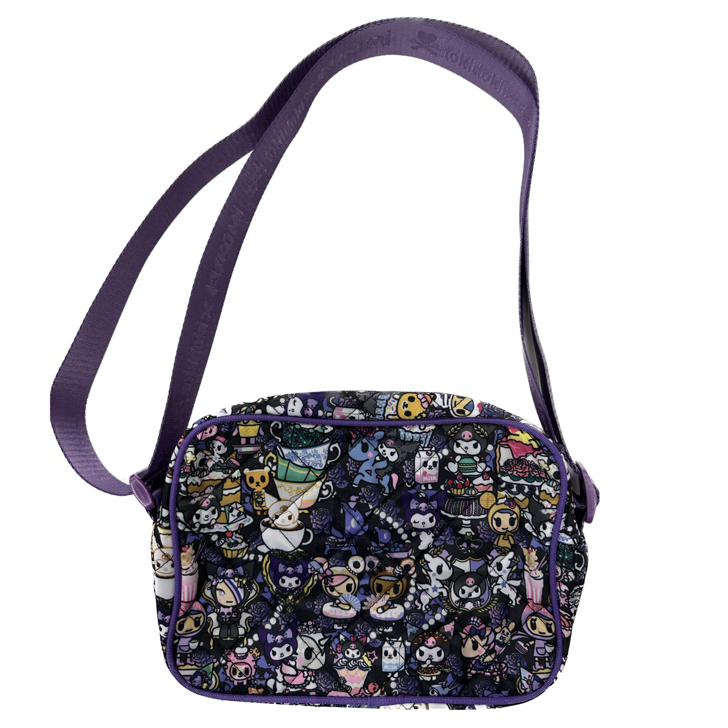 Tokidoki Kuromi Black Ribbon Shoulder Bag