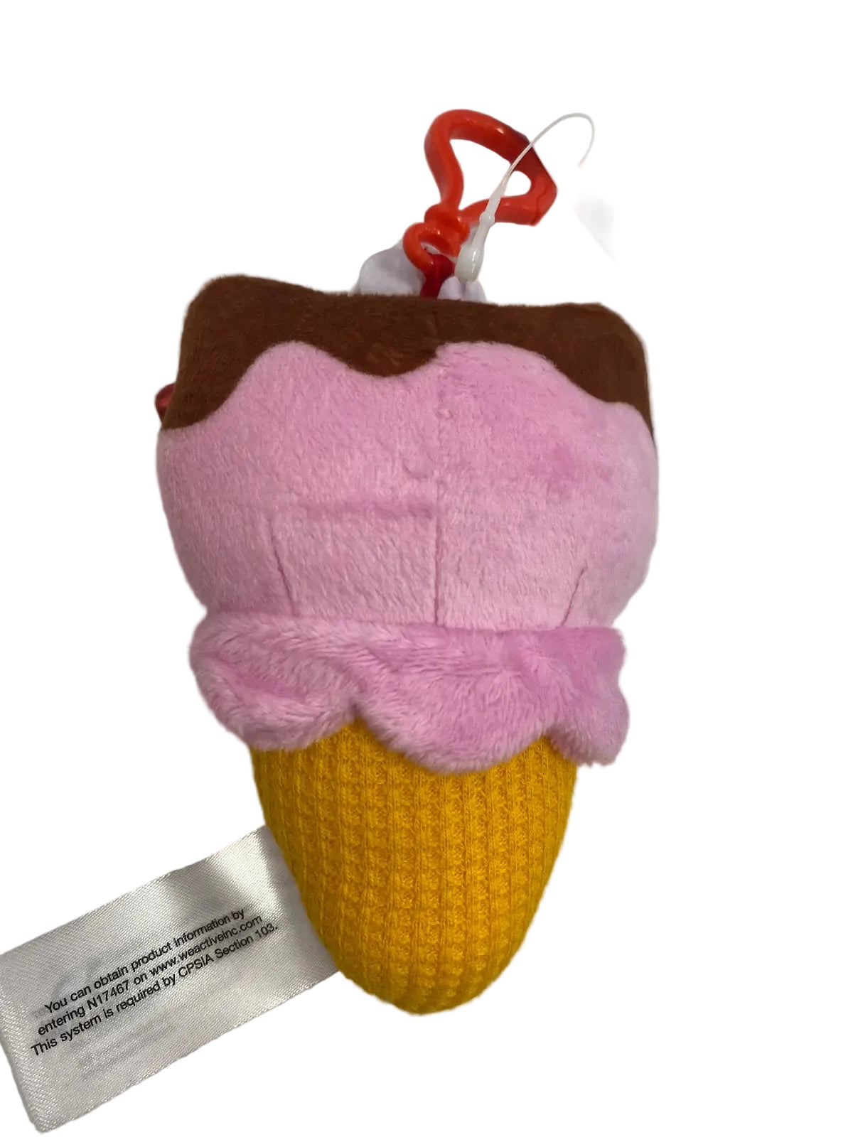 Hello Kitty Food Court Ice Cream Mascot Clip On