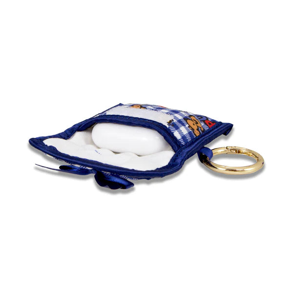 Sonix x Pochacco Gingham Earbud Pouch
