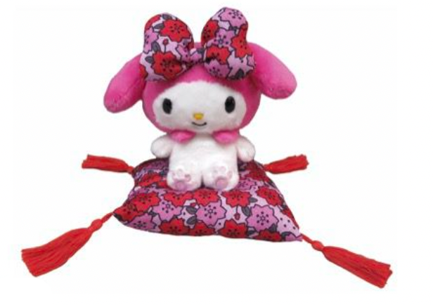 My Melody Hanafuda Sitting Plush