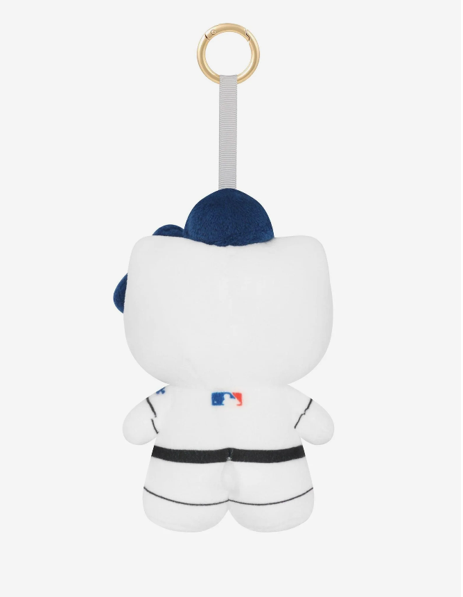 Hello Kitty Los Angeles Dodgers 6" Plush Bag Charm Keychain