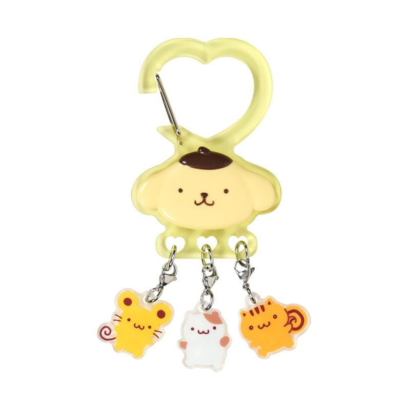 Pompompurin Friend Carabiner Keyring