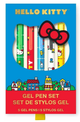 Retro Hello Kitty Soft-Touch Gel Pen Set