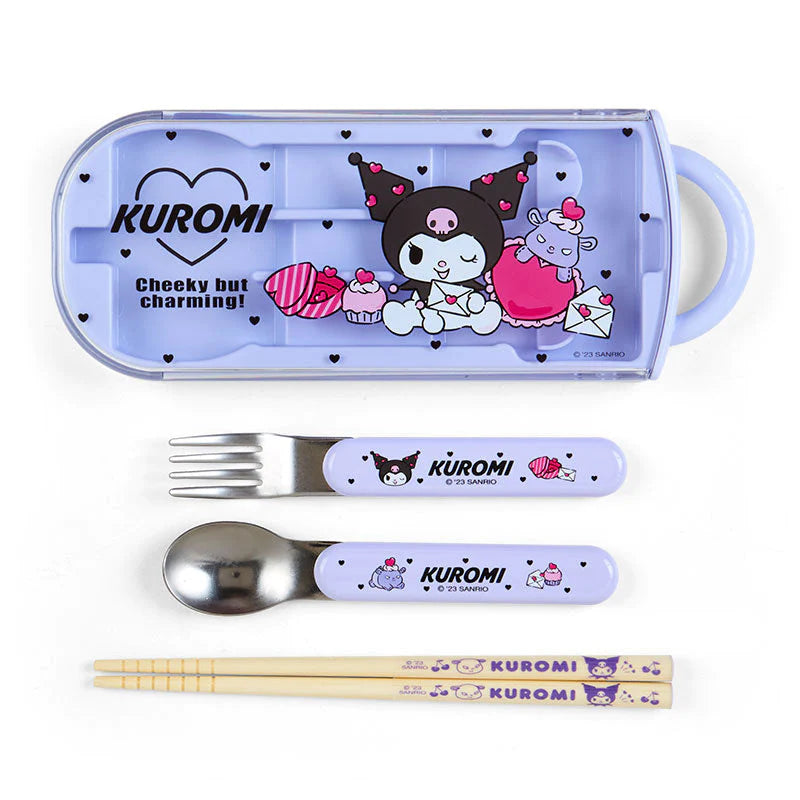 Kuromi Utensil Set