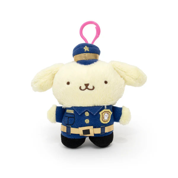 Pompompurin Policeman Collectible Mascot Clip On