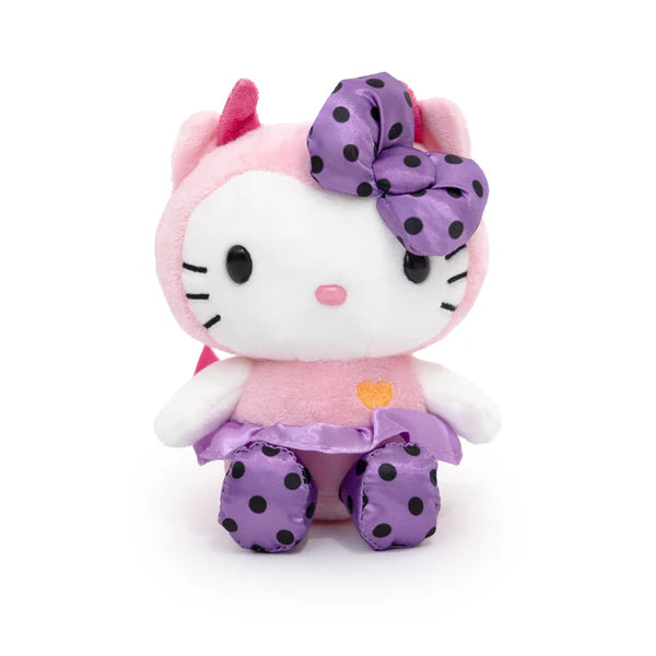 Hello Kitty Polka Dot Devil Halloween Mascot Plush