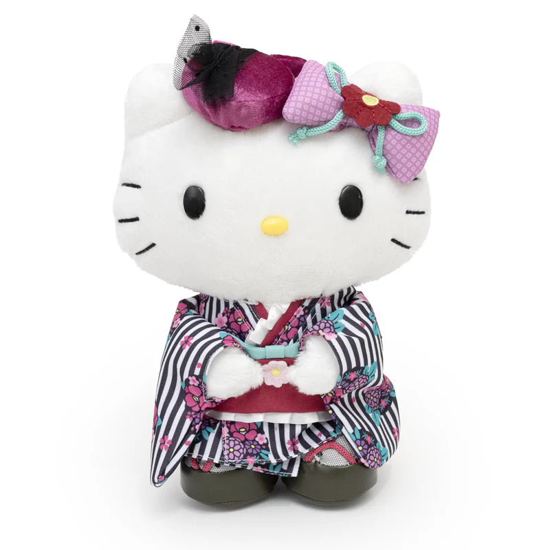 Hello Kitty Retro Modern Kimono 10" Standing Plush