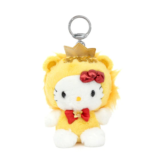 Hello Kitty Zodiac Leo Mascot Plush Keychain