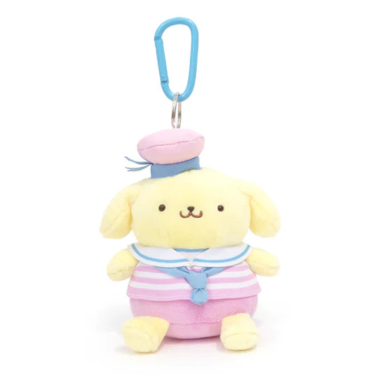 Pompompurin Pastel Sailor Mascot w Carabiner