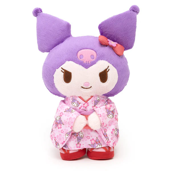 Kuromi Sakura Kimono 10" Standing Plush