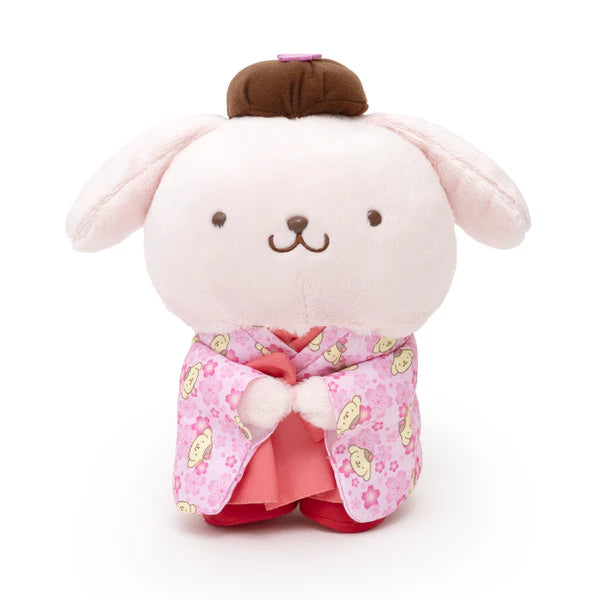 Pompompurin Sakura Kimono 10" Standing Plush