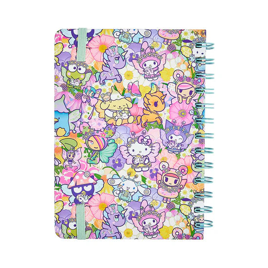 tokidoki x Hello Kitty and Friends Butterfly Garden Spiral Notebook