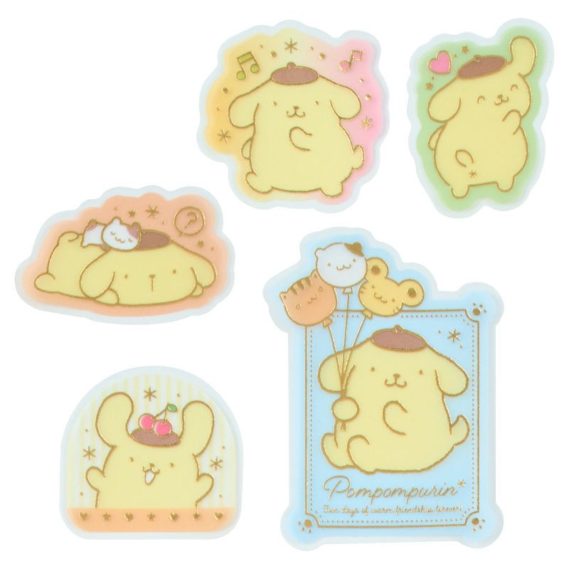 Pompompurin 30-pc Mini Sticker Set