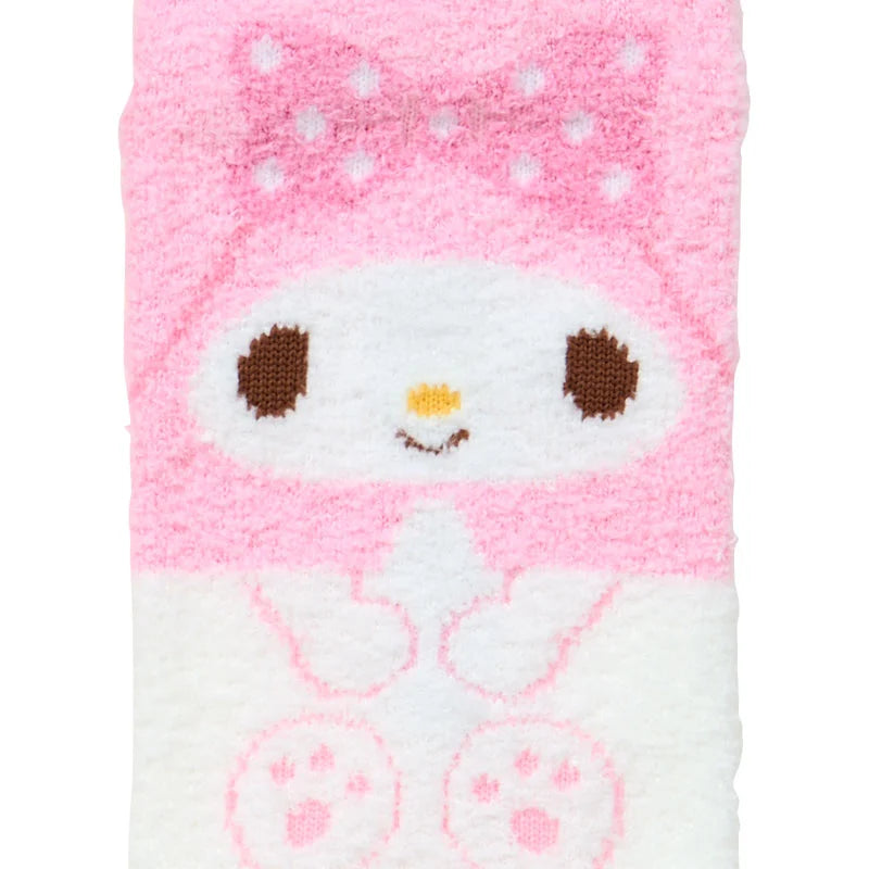 My Melody Face Fluffy Socks