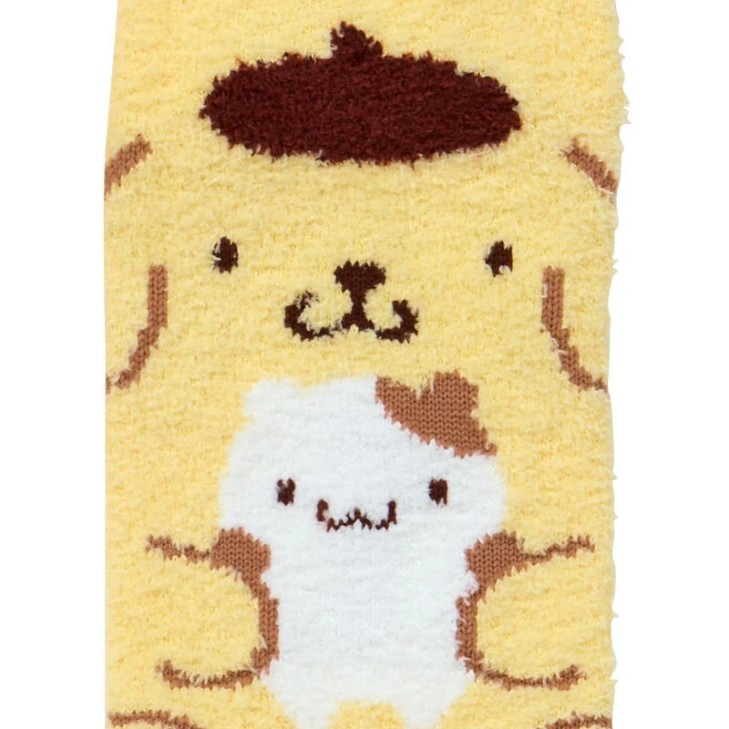 Pompompurin Face Fluffy Socks
