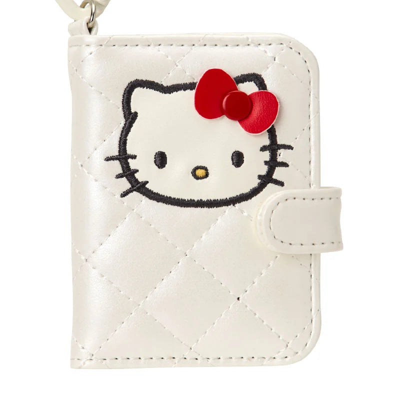 Hello Kitty White Quilt Handy Mirror