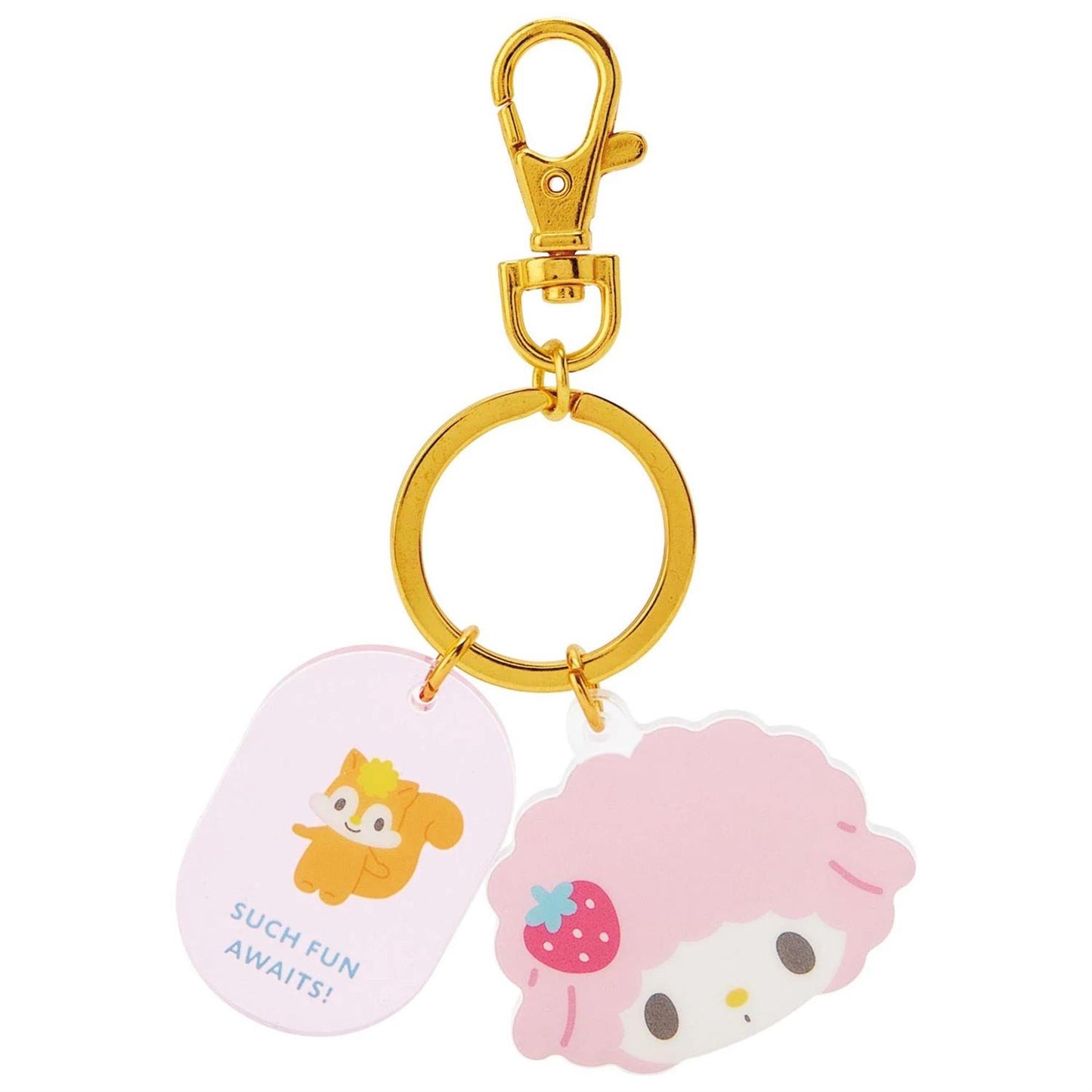 Sanrio Characters Face Acrylic Keyring