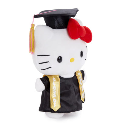 Hello Kitty 9" Cap and Gown Graduation Plush (Gold)