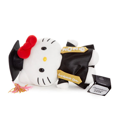Hello Kitty 9" Cap and Gown Graduation Plush (Gold)