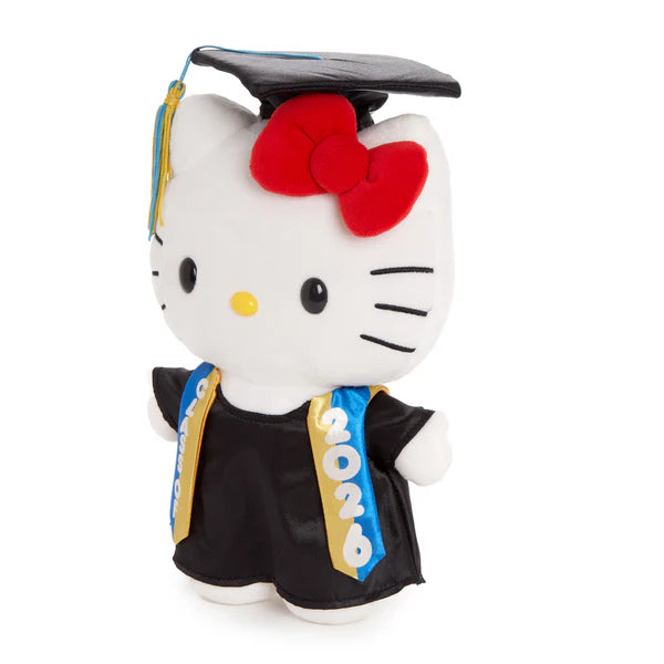 Hello Kitty 9" Cap and Gown Graduation Plush (Blue)