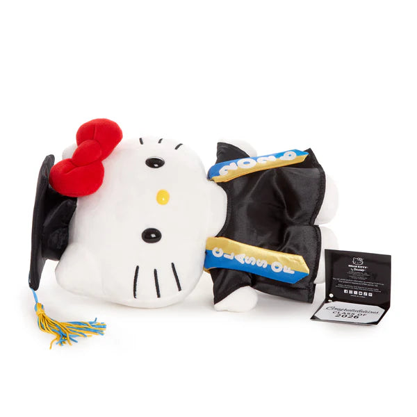 Hello Kitty 9" Cap and Gown Graduation Plush (Blue)