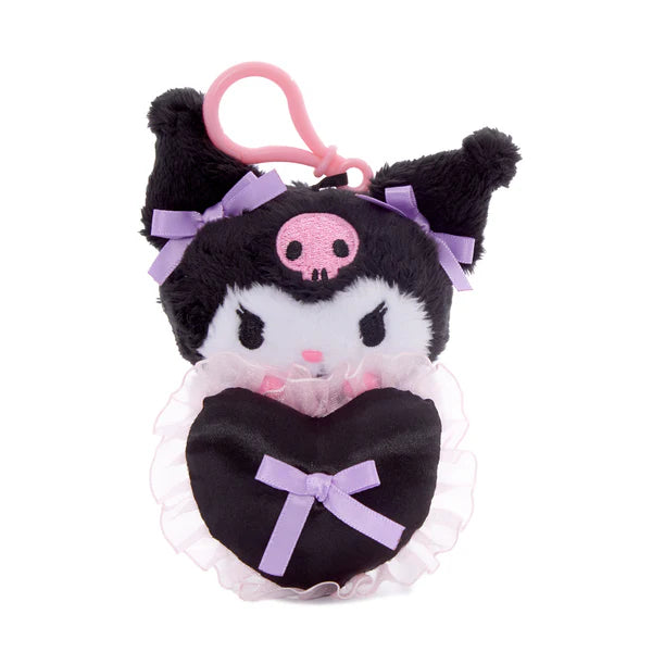 Kuromi Lovely Ribbons Mascot Clip On