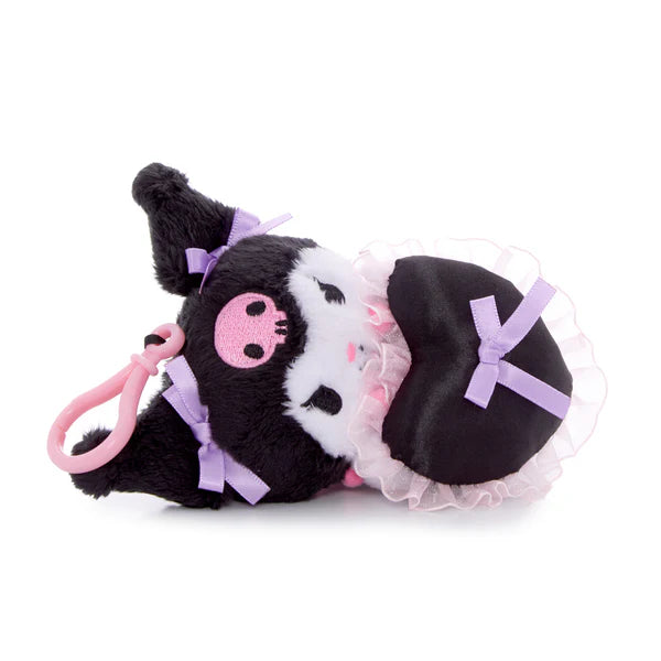 Kuromi Lovely Ribbons Mascot Clip On