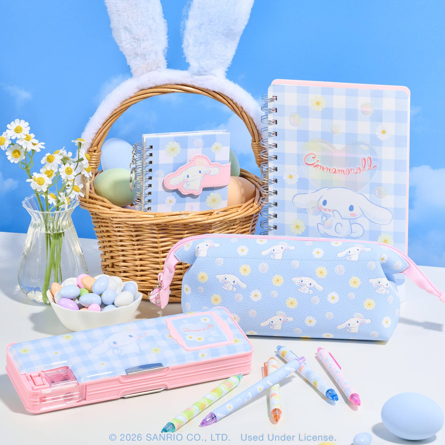 Sanrio Sweet Daisies Cinnamoroll™ Agatha Lined Notebook