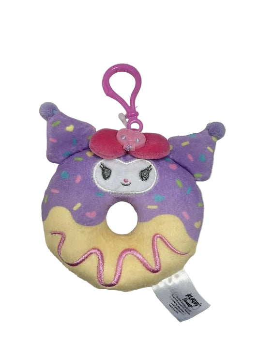Kuromi Colorful Cute Sweets Donut Mascot Clip On